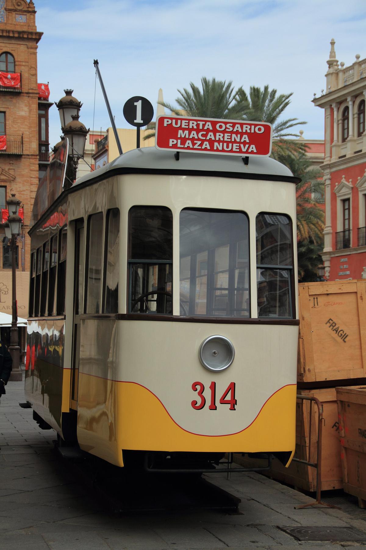 tranvía Sevilla centro